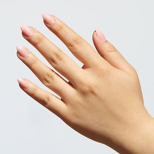 Elegant Touch Sheer Tint Satin Slippers False Nails - Pale Pink Fawn Ombre 3