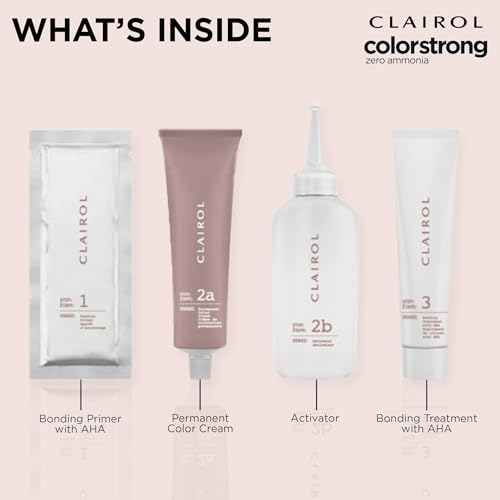 Clairol Colour Strong Permanent Hair Dye - 8.0 Medium Blonde with Zero Ammonia 7