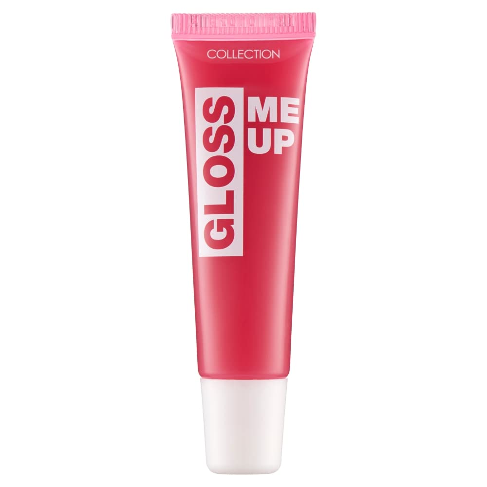 Collection Cosmetics Gloss Me Up Scented Lip Gloss - Lasting High-Shine, Non-Sticky, Raspberry, 10ml