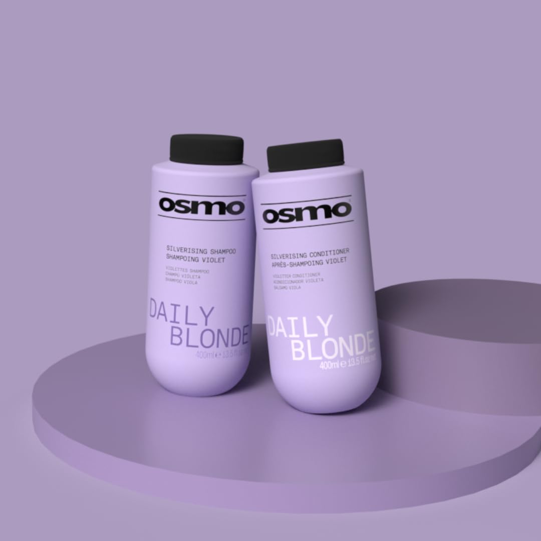 OSMO Daily Blonde Silverising Purple Conditioner for Grey, Bleached & Superlightened Hair 7