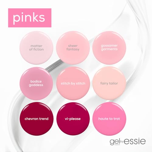 Gel von essie, Sheer Fantasy, Sheer Nude Pink Nagellack, Gel Couture, Up t 10
