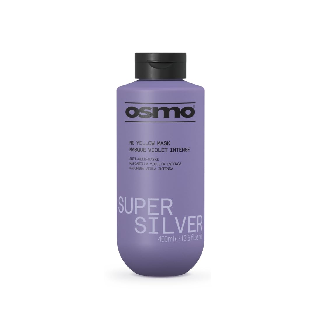 OSMO Super Silver Toning Mask 400ml | Vegan Violet Pigment for Ashy Blonde & Grey Hair