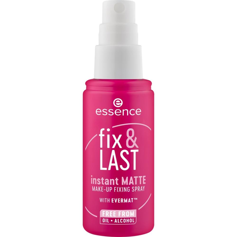 essence fix & LAST instant MATTE MAKE-UP FIXING SPRAY for Long-Lasting Matte Finish