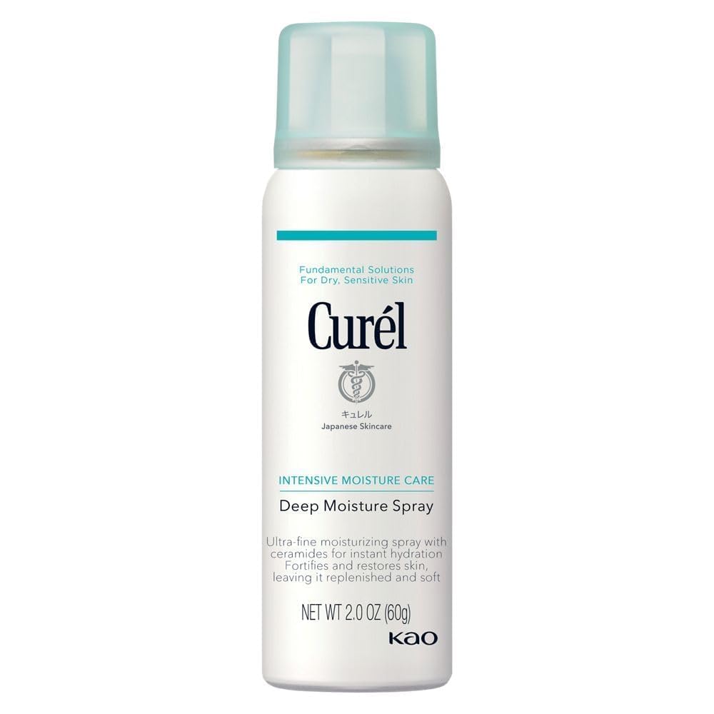 Curél Deep Moisture Spray Mini 60g for Dry and Sensitive Skin