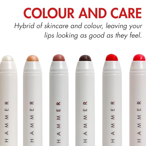 Ruby Hammer Lippenbalsam-Serum – Nude Tint | Spendet Feuchtigkeit, färbt, regeneriert | Originalgröße 12