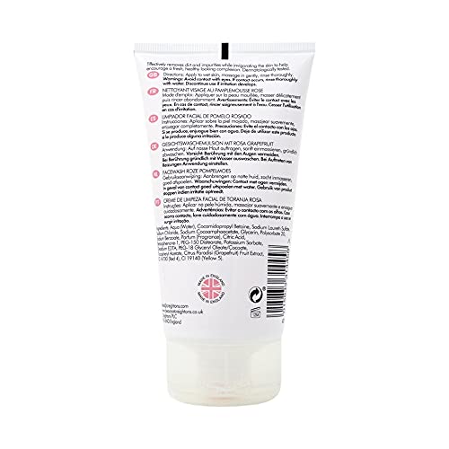 Creightons Pink Grapefruit Refreshing Face Wash 150ml - Deep Cleansing with Vitamin E