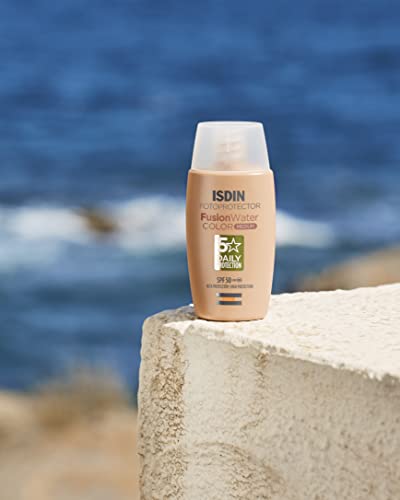ISDIN Fusion Water Color SPF 50 Medium Tinted Daily Facial Sunscreen 50ml 13