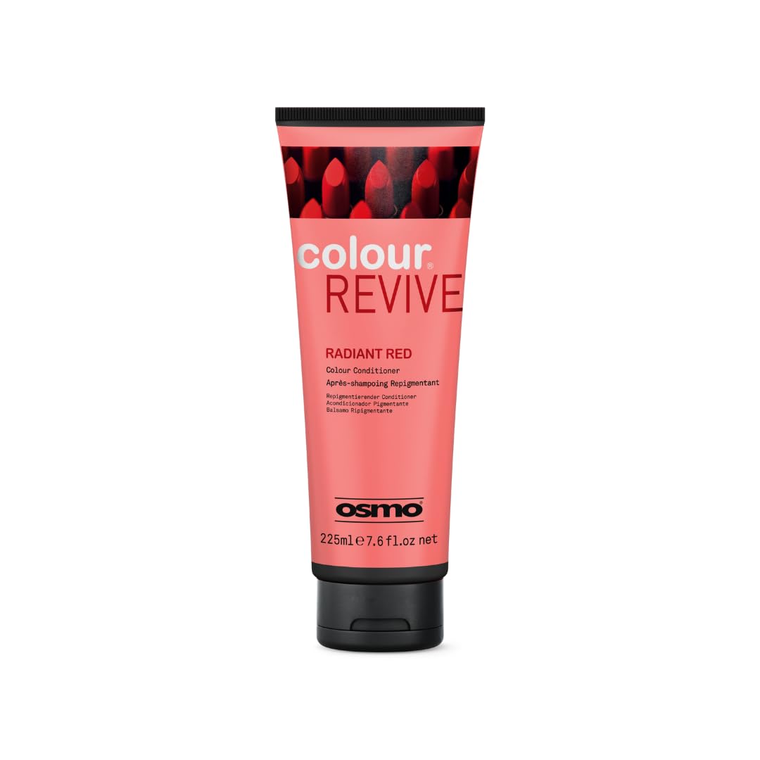 OSMO Color Revive Radiant Red Deep Fire Red Conditioning Toning Mask, Vegan, 225ml