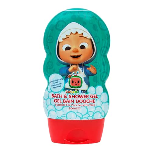 CoComelon Children's Bath & Shower Gel for Sensitive Skin, Paediatrician Approved