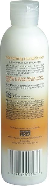 CANTU Pflegende Spülung für Kinder, Sheabutter, Kokosnuss, 237 Milliliter 3