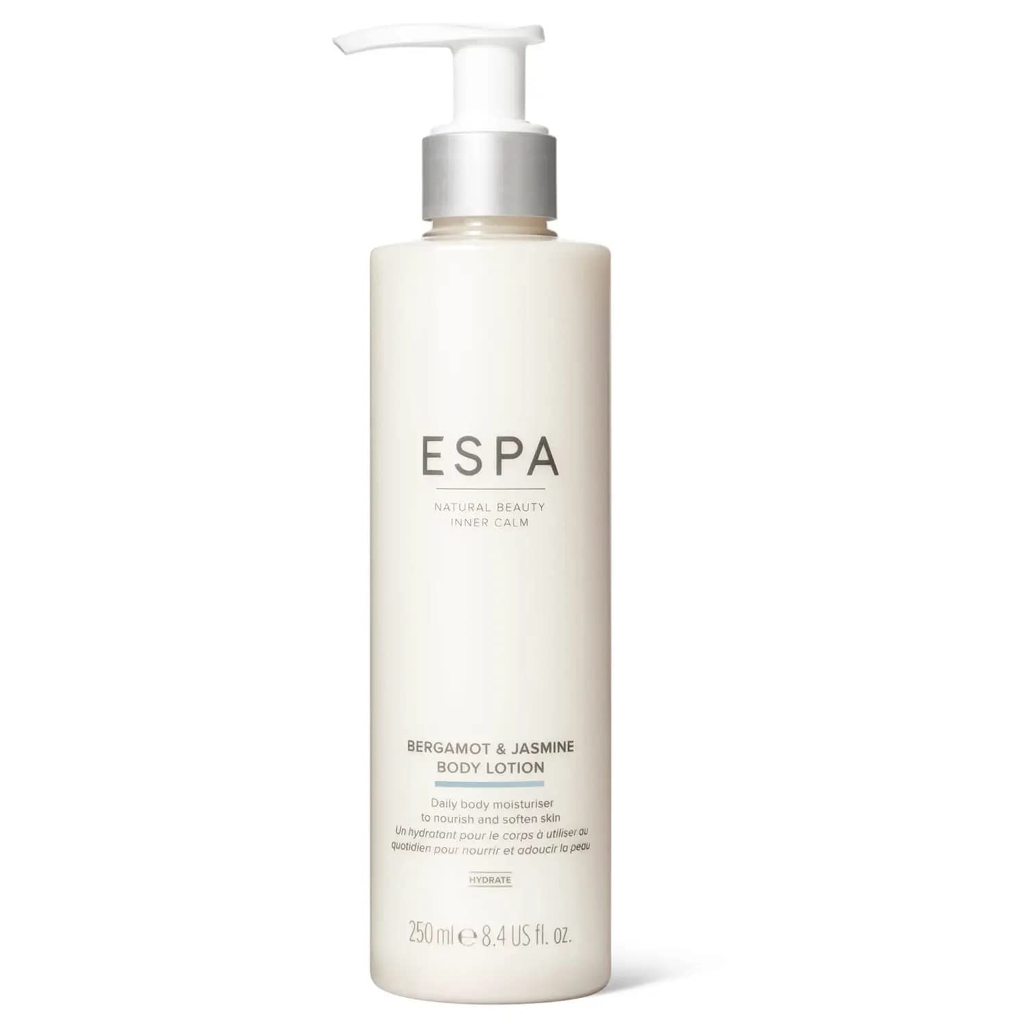 ESPA Bergamot & Jasmine Body Lotion | 250ml | Moisturising and Nourishing Formula
