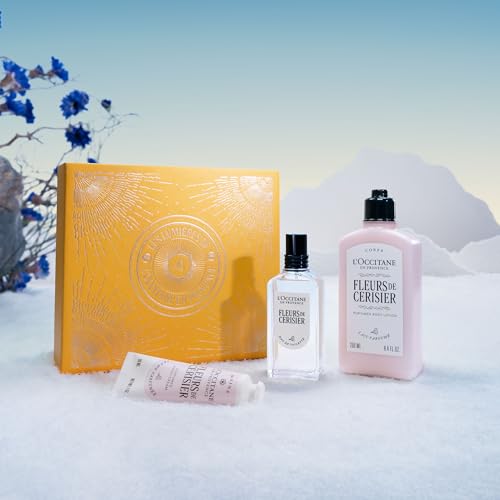 L'OCCITANE Cherry Blossom (Fleurs de Cerisier) Sweet Fragrance Collection