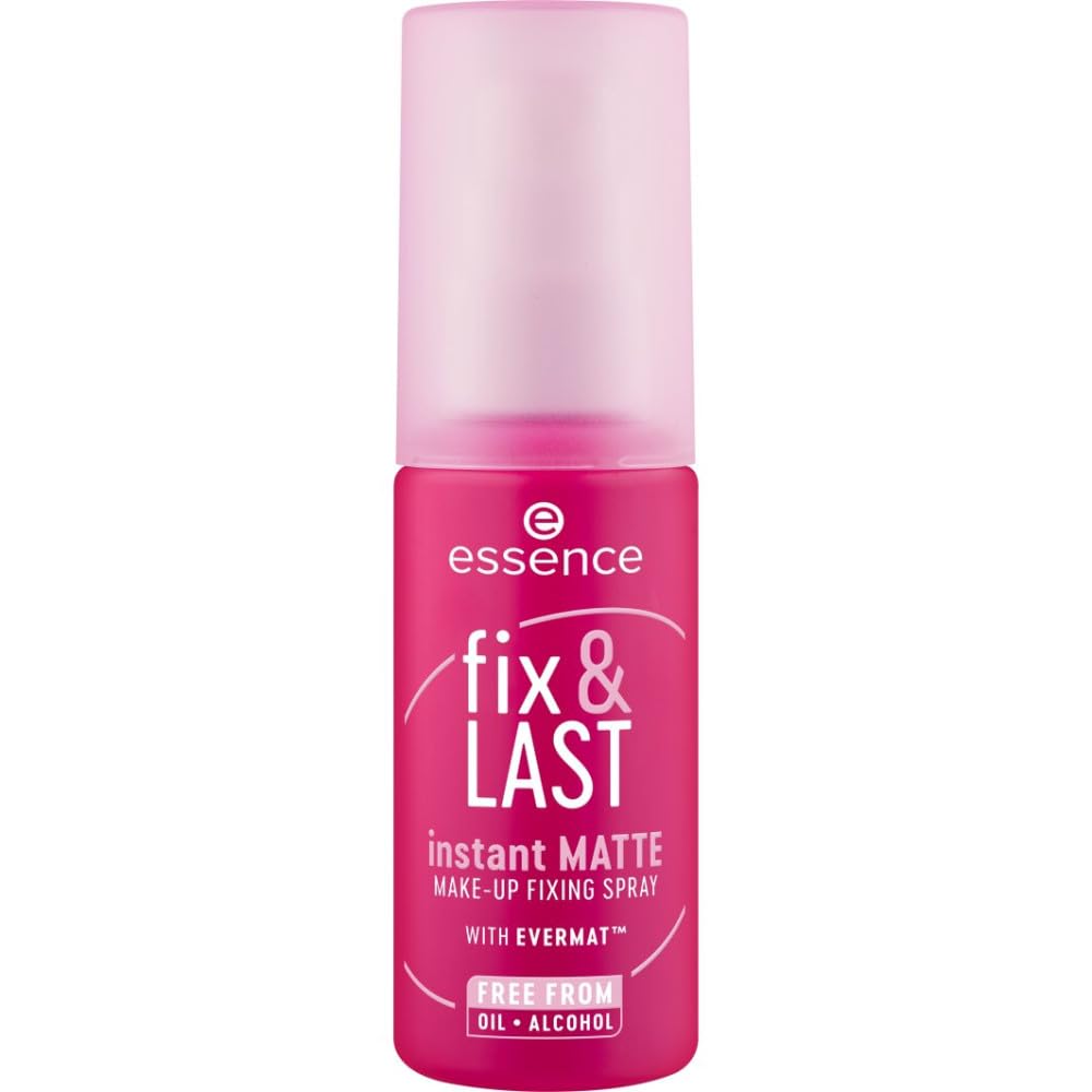 essence fix & LAST instant MATTE MAKE-UP FIXING SPRAY for Long-Lasting Matte Finish