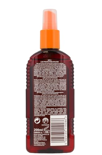 Malibu Sun SPF 6 Bronzing Tanning Oil with Coconut Oil - Low Protection