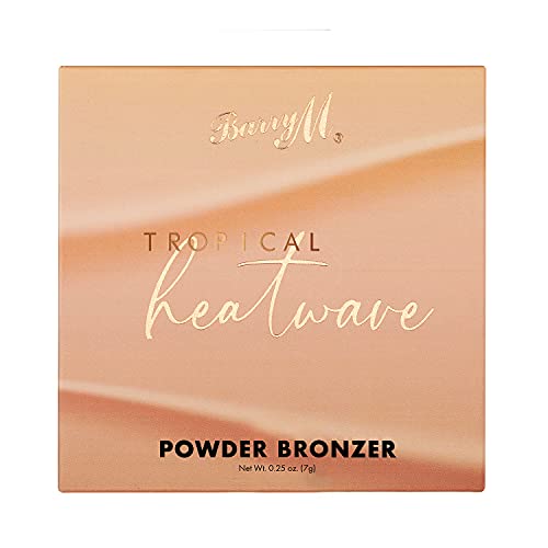 Barry M Cosmetics Heatwave Bronzer, angereichert mit Sheabutter, Farbton Light, Tropical 6