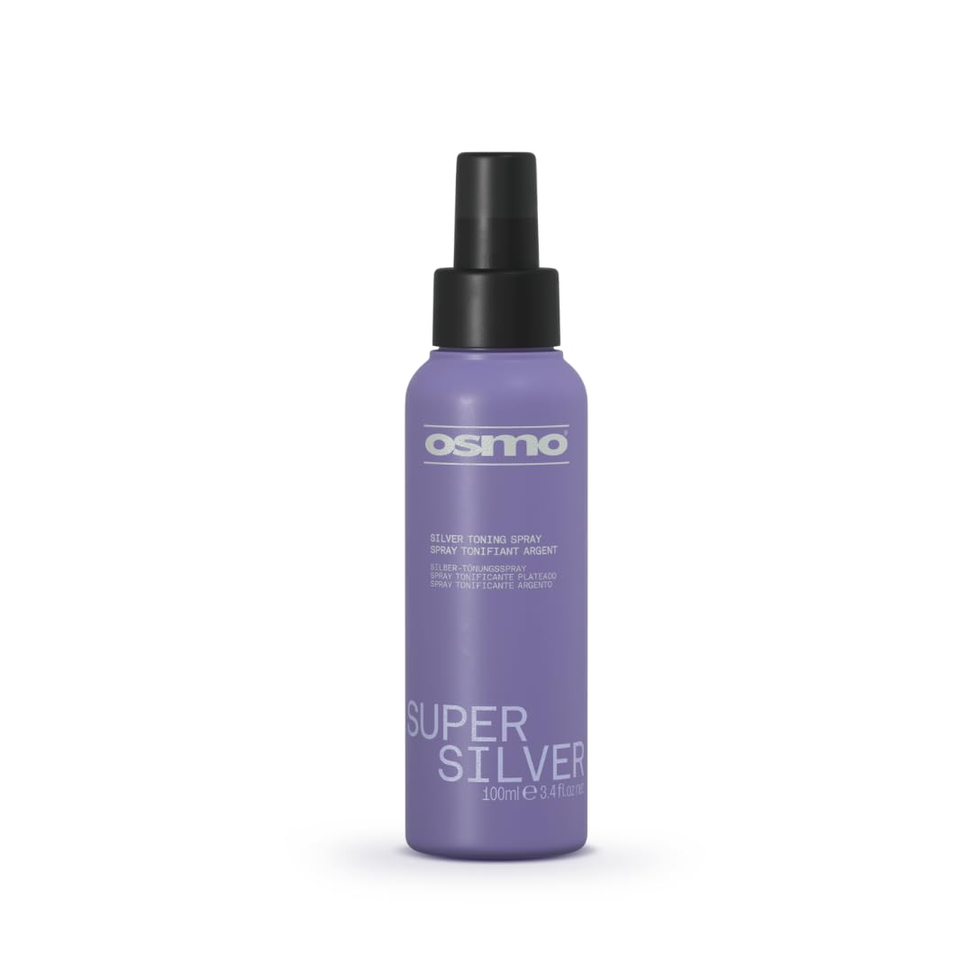 OSMO Super Silver Toning Spray | Violet Nourishing Leave-in Treatment for Blonde Hair