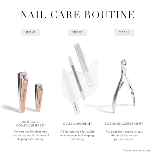 Tweezerman Rose Gold Combo Clipper Set for Fingernails and Toenails