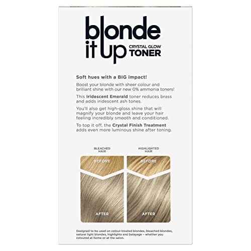 Clairol Blonde It Up Crystal Glow Toner Kit - Schimmerndes Smaragdgrün