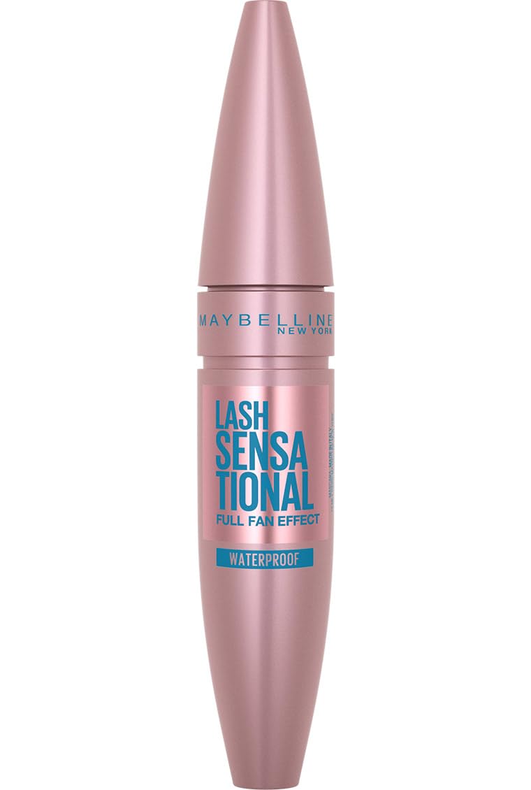 Maybelline Lash Sensational Volumizing and Thickening Waterproof Mascara, Black