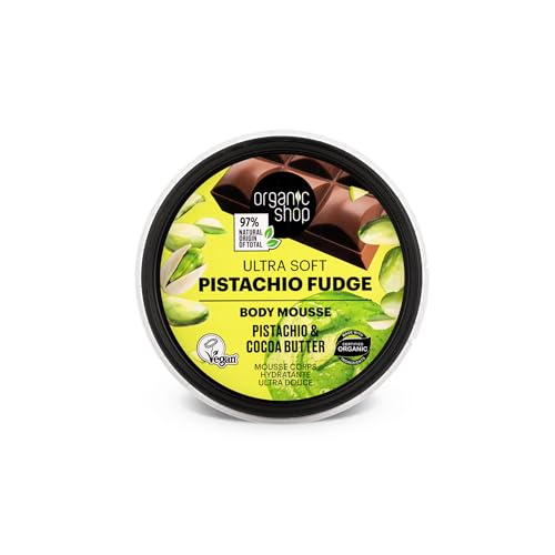 Organic Shop Ultra Soft Pistachio Fudge Body Mousse with Cocoa Butter - 200g