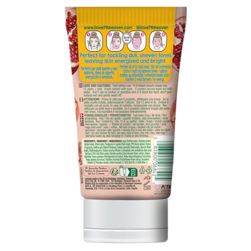 7th Heaven Passion Peel Off Face Mask with Vitamin C - Brightening & Rejuvenating Formula 50ml