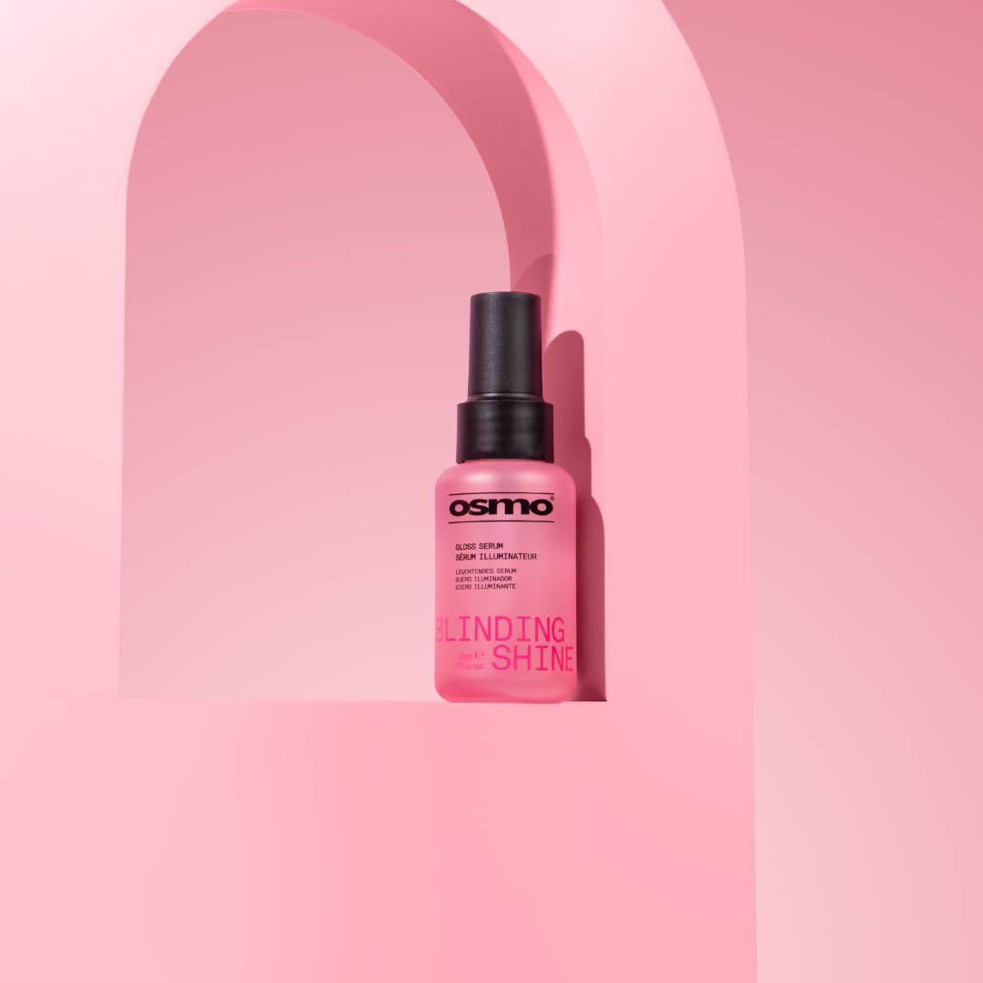 OSMO Blinding Shine Serum with Moringa Oil & Silk Protein for Frizz Control 8