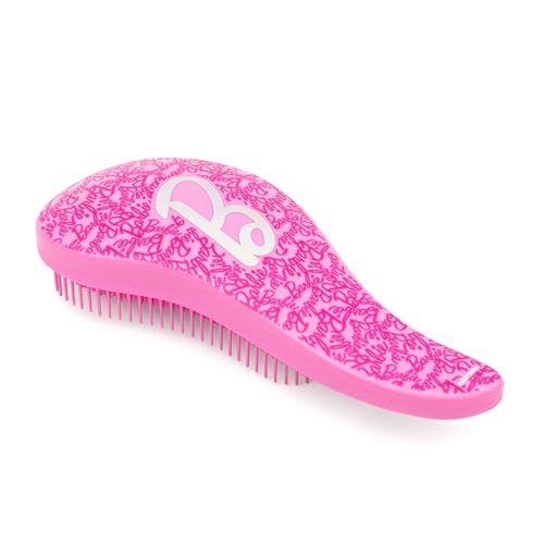Barbie Hair Detangler Brush with Softly Curved Handle and Gold Detail