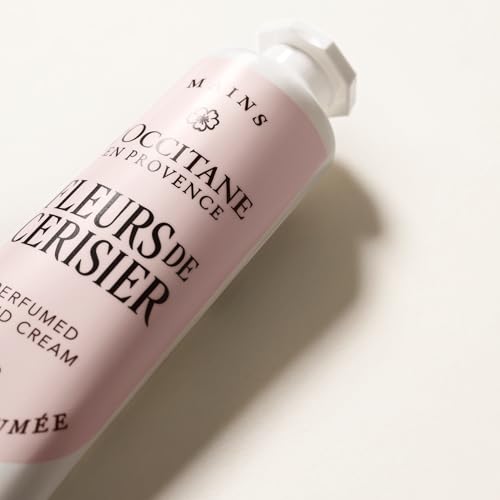 L'OCCITANE Fleurs de Cerisier (Cherry Blossom) Hand Cream, 30ml Hydrating Formula