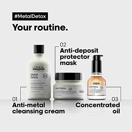 L'Oréal Professionnel Metal Detox Concentrated Hair Oil 50ml for Break Prevention 10