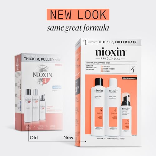 NIOXIN Scalp + Hair Thickening System 4 Kit - Hair Treatment System 10