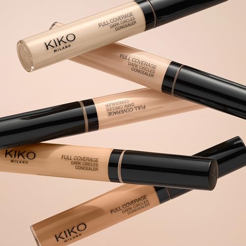 KIKO Milano Full Coverage Dark Circles Concealer 01 | 10-Hour High-Coverage Liquid Concealer 12