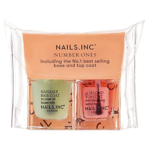 Nails.INC Number Ones Mini Nail Duo with Retinol Top Coat and Base Coat 5