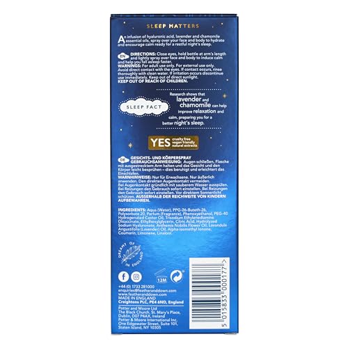 Feather & Down Sweet Dreams Face & Body Sleep Mist (100ml) with Lavender & Chamomile 3