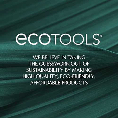 EcoTools New Natural Blush & Highlight Duo Face Makeup Brushes for Liquid and Cream Products 12