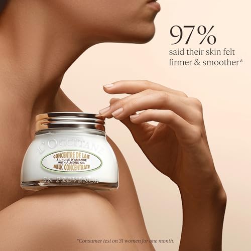 L'OCCITANE Almond Milk Concentrate 200ml Vegan Body Cream with Almond Oil 3