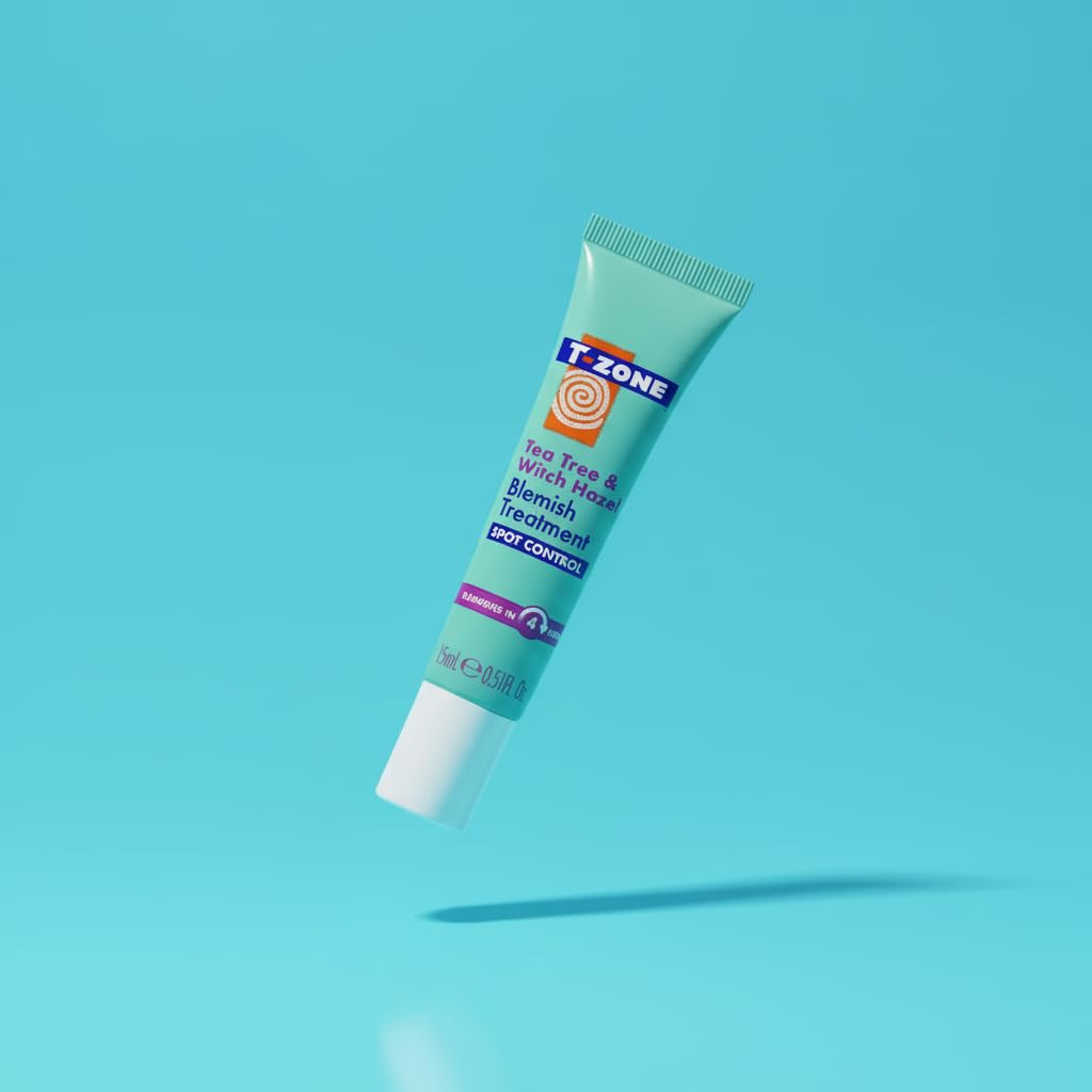 T-Zone Teebaum &amp; Hamamelis Unreinheiten-Gel 15ml, Schnelle punktuelle Behandlung 4