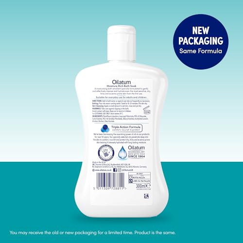 Oilatum Badeformel, pflegendes Waschgel 300 ml für trockene, juckende und zu Ekzemen neigende Haut 3