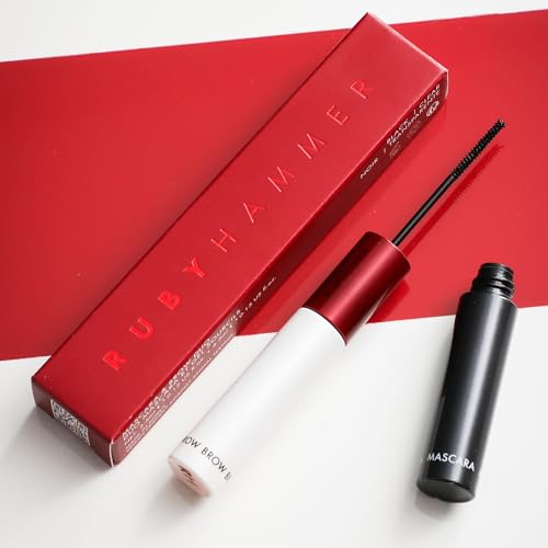 Ruby Hammer Mascara & Brow Duo for Natural Definition and Lash Conditioning