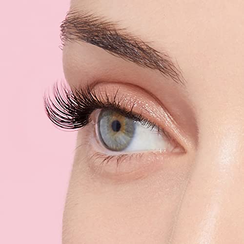 KISS imPRESS Press-On Falsies Eyelash Clusters Kit, Natural Look, Black, No Glue Required 13