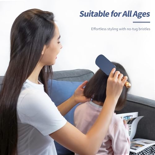SHINLEA Detangler Hair Brush for Wet & Dry Hair Styling with Scalp Massage Bristles 10