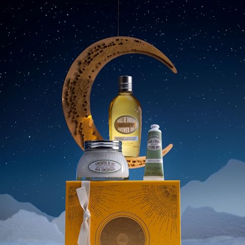 L'OCCITANE Mandel-Körperpflegekollektion, Feuchtigkeitsspendende und glättende Körperpflege für 2