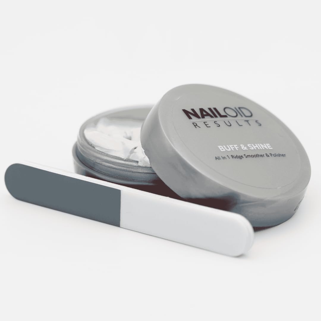 Nailoid Buff & Shine Nail Care Kit 15g for Ridge Smoothing and Natural Shine 8