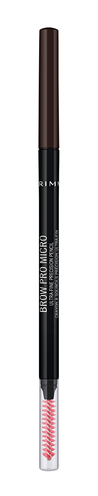 Rimmel Brow Pro Micro Ultra-Fine Precision Pencil - Dark Brown 003 for Defining & Filling