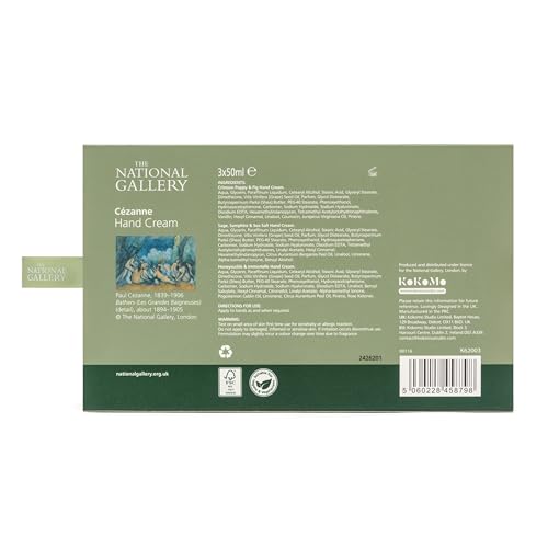 Kokomo National Gallery Hand Cream Gift Set - 3 x 50ml Vegan Friendly Trio 3