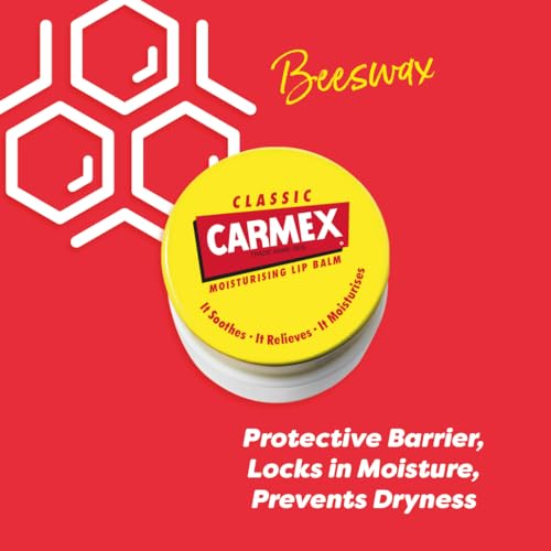 Carmex CLASSIC Moisturising Lip Balm for Dry and Chapped Lips 7.5g 3
