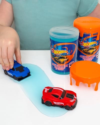 Hot Wheels Bath Goo Slime with Surprise Toy Car (200ml) - Apple Fragrance 9