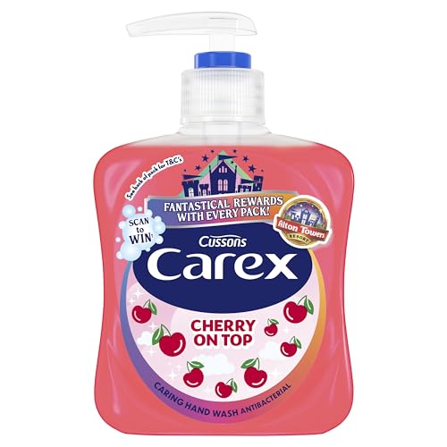 CAREX Cherry On Top Antibacterial Handwash Multipack (6 x 250ml) - Skin Kind Formula