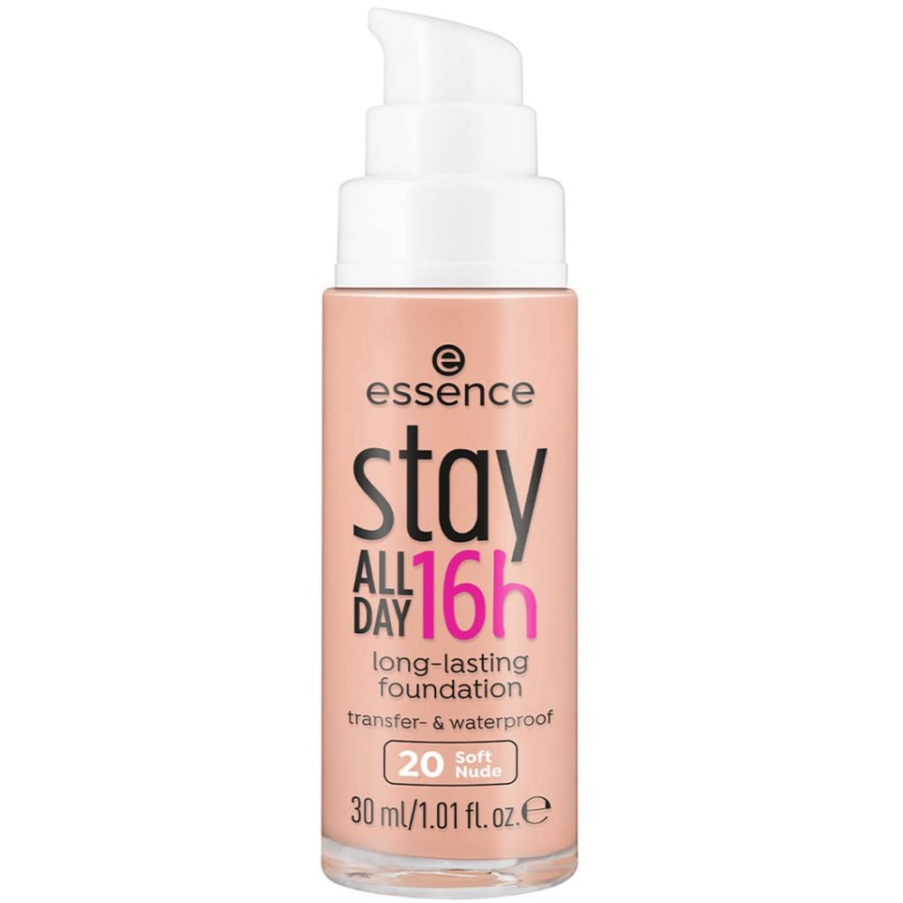 essence stay ALL DAY 16h Long-Lasting Foundation - 20 Soft Nude