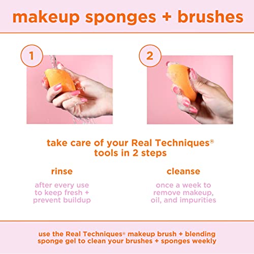 REAL TECHNIQUES Miracle Concealer Sponge Duo for Light to Medium Coverage 14