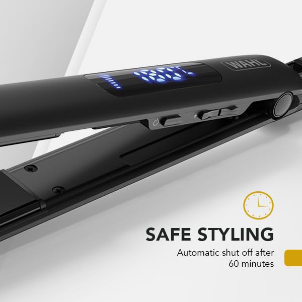 Wahl Hair Straightener with Argan Oil Infused Plates and Digital LED Display 4